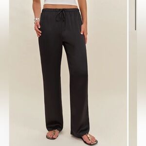 Reformation Olina silk pants
